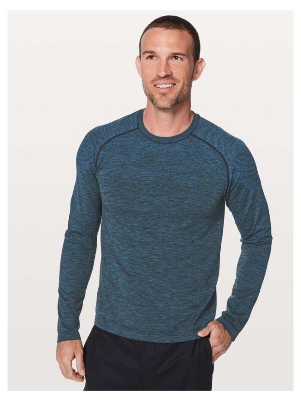 LULULEMON Metal Vent Tech Long Sleeve Men's Size Medium Dark Royal